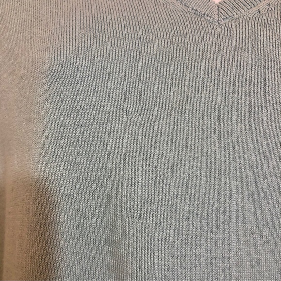 NWT LOFT Floral V-neck Mixed Media Sweater floral touch long sleeve office work - Picture 3 of 15